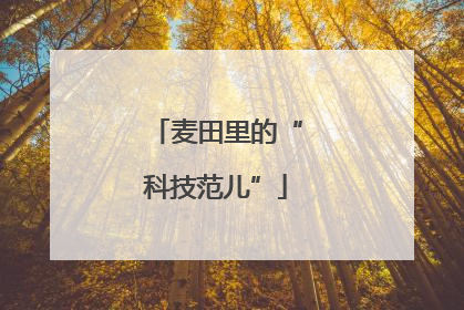 麦田里的“科技范儿”