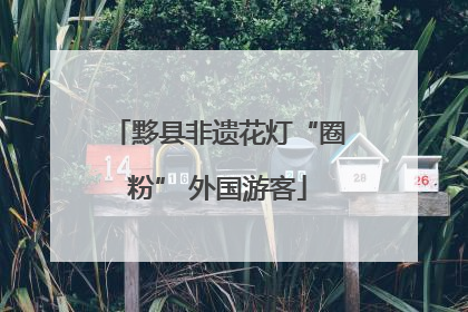 黟县非遗花灯“圈粉” 外国游客
