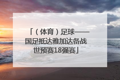 （体育）足球——国足抵达雅加达备战世预赛18强赛