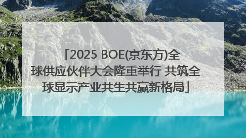 2025 BOE(京东方)全球供应伙伴大会隆重举行 共筑全球显示产业共生共赢新格局