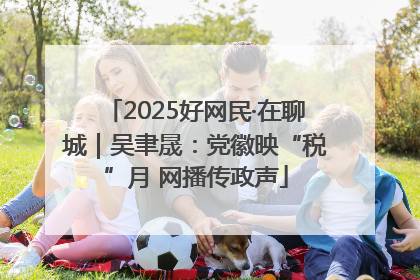 2025好网民·在聊城｜吴聿晟：党徽映“税”月 网播传政声