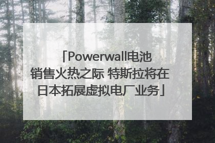 Powerwall电池销售火热之际 特斯拉将在日本拓展虚拟电厂业务