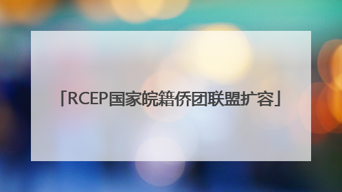 RCEP国家皖籍侨团联盟扩容